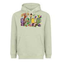 Matcha obsessive cup disorder mardi gras Heavyweight Hoodie - LillyAllenDesigns