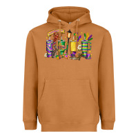 Meerkat obsessive cup disorder mardi gras Heavyweight Hoodie - LillyAllenDesigns