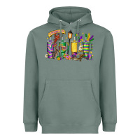Sage obsessive cup disorder mardi gras Heavyweight Hoodie - LillyAllenDesigns