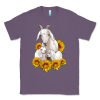 Lavender goat family with sunflowers Classic Tee - Artiststas