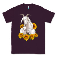 Plum goat family with sunflowers Classic Tee - Artiststas