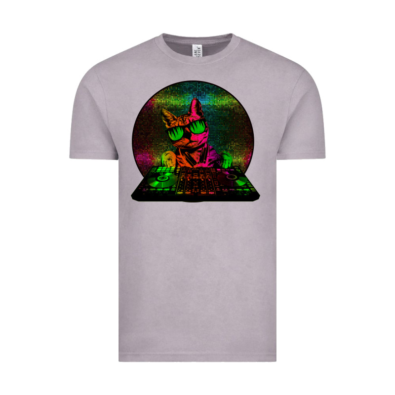 House Cat (rainbow Dj Kitty) Vintage Tee by Bettercallsaul | Teevron
