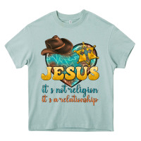 Arona jesus it s not religion it s a relationship Heavy Core Tee - texasbilliewilder