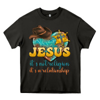 Asphalt jesus it s not religion it s a relationship Heavy Core Tee - texasbilliewilder