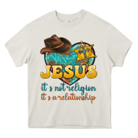 Jesus It S Not Religion It S A Relationship Heavy Core Tee | Teevron