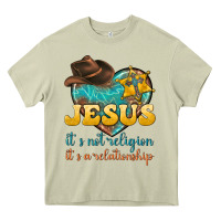 Mossy jesus it s not religion it s a relationship Heavy Core Tee - texasbilliewilder