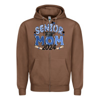 Chestnut senior mom 2024 Zipper Hoodie - MaliasSmallBusiness