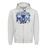 Dove Grey senior mom 2024 Zipper Hoodie - MaliasSmallBusiness