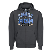 Senior Mom 2024 Zipper Hoodie | Teevron