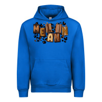 Cobalt melanin with leopard Urban Hoodie - CowGirlArtShop