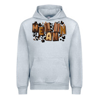 Heather Grey melanin with leopard Urban Hoodie - CowGirlArtShop