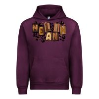 Mauve Wine melanin with leopard Urban Hoodie - CowGirlArtShop
