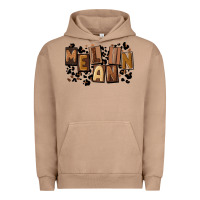 Pigment Burro melanin with leopard Urban Hoodie - CowGirlArtShop