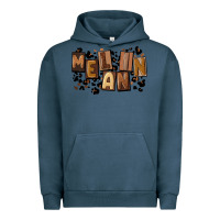 Pigment Midnight Navy melanin with leopard Urban Hoodie - CowGirlArtShop