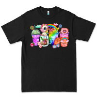 Black unicorn coffee cups Premium Tee - Zillion Design Studio