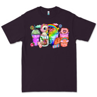 Plum unicorn coffee cups Premium Tee - Zillion Design Studio