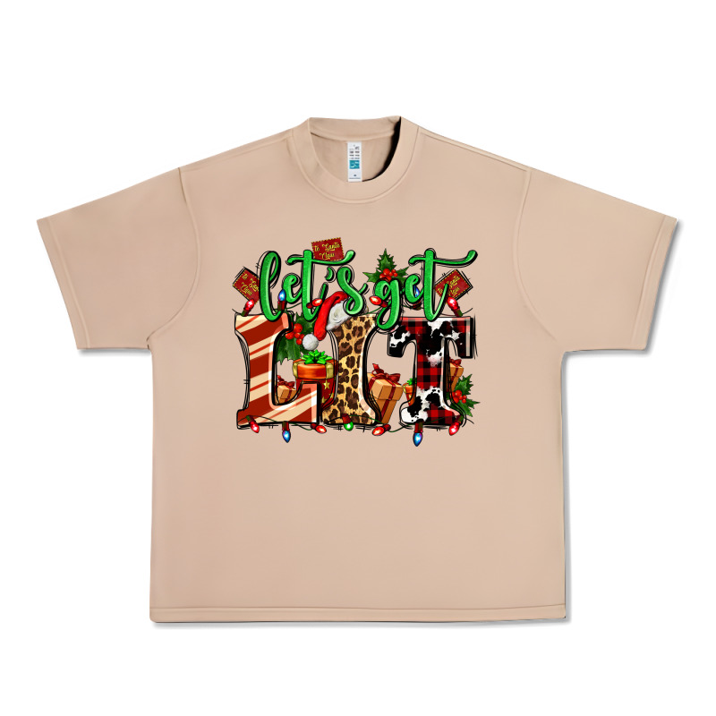 Lets Get Lit With Christmas Urban Heavy Tee by AdoDesignShop | Teevron