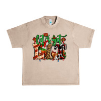 French Oak lets get lit with Christmas Urban Heavy Tee - AdoDesignShop