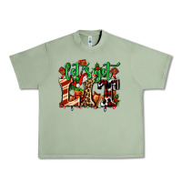Oil Green lets get lit with Christmas Urban Heavy Tee - AdoDesignShop
