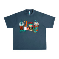 Midnight Navy math teacher coffee cups Urban Heavy Tee - AdoDesignShop