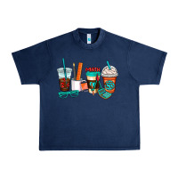 Navy math teacher coffee cups Urban Heavy Tee - AdoDesignShop