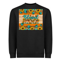 Black Blessed mama Heavyweight Sweatshirt - Artiststas