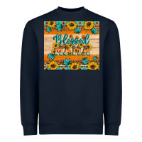 Navy Blessed mama Heavyweight Sweatshirt - Artiststas