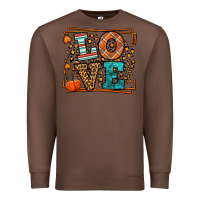Chestnut Fall Autumn Leopard Love Premium Sweatshirt - LillyAllenDesigns