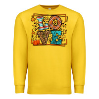 Lemon Fall Autumn Leopard Love Premium Sweatshirt - LillyAllenDesigns