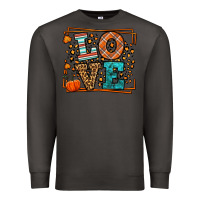 Smoke Fall Autumn Leopard Love Premium Sweatshirt - LillyAllenDesigns