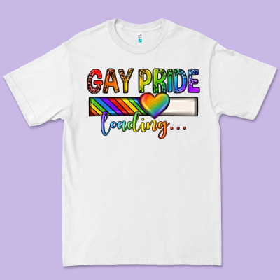Premium Tee gay pride loading lgbtq