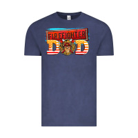 Vintage Denim firefighter dad Vintage Tee - AdoDesignShop