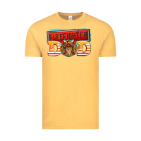Vintage Mustard firefighter dad Vintage Tee - AdoDesignShop