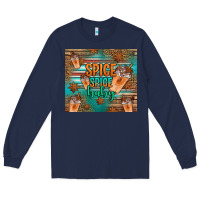 Navy spice spice baby pumpkin spice latte Long Sleeve Tee - Jasminsmagicworld