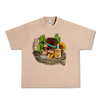 Burro cowboy cactus  sunflowers whiskey Urban Heavy Tee - AdoDesignShop