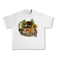 Lunar Rock cowboy cactus  sunflowers whiskey Urban Heavy Tee - AdoDesignShop