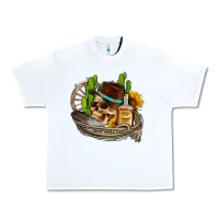 White cowboy cactus  sunflowers whiskey Urban Heavy Tee - AdoDesignShop