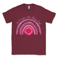 Burgundy in october we wear pink rainbow Classic Tee - AdoDesignShop