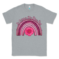 Heather Grey in october we wear pink rainbow Classic Tee - AdoDesignShop