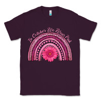 Plum in october we wear pink rainbow Classic Tee - AdoDesignShop