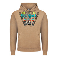 Vintage Coffee softball Vintage Hoodie - CowhideDigitalArt
