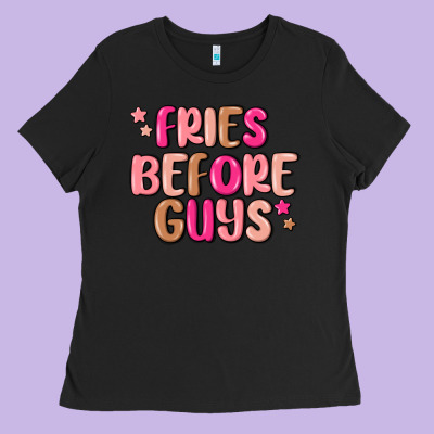 Ladies Tee fries before guys