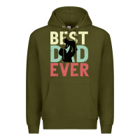 Army Green Best Dad Ever Premium Hoodie - Bettercallsaul