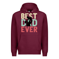 Burgundy Best Dad Ever Premium Hoodie - Bettercallsaul
