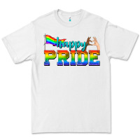 White happy pride Premium Tee - texasbilliewilder