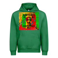 Emerald juneteenth is my independence day Urban Hoodie - CowGirlArtShop