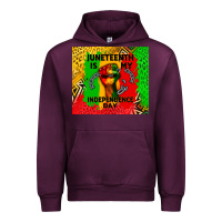 Mauve Wine juneteenth is my independence day Urban Hoodie - CowGirlArtShop