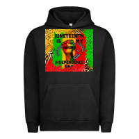 Pigment Black juneteenth is my independence day Urban Hoodie - CowGirlArtShop