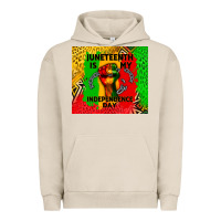 Pigment French Oak juneteenth is my independence day Urban Hoodie - CowGirlArtShop