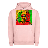 Pigment Salmon juneteenth is my independence day Urban Hoodie - CowGirlArtShop